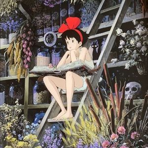 Kikis delivery service laminated poster!!